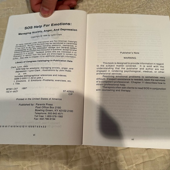 SOS Help for Emotions- Managing anxiety, anger, and depression - Picture 3 of 10